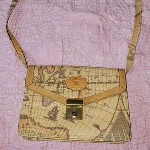allan edward leather map purse